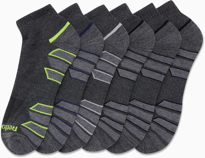 Men'S Quarter Socks - 6 Pack Cushion Quarter Cut Ankle Socks for Men - Breathable Men'S Athletic Socks (Size: 6-12.5)