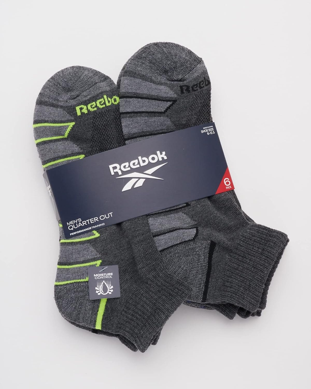 Men'S Quarter Socks - 6 Pack Cushion Quarter Cut Ankle Socks for Men - Breathable Men'S Athletic Socks (Size: 6-12.5)