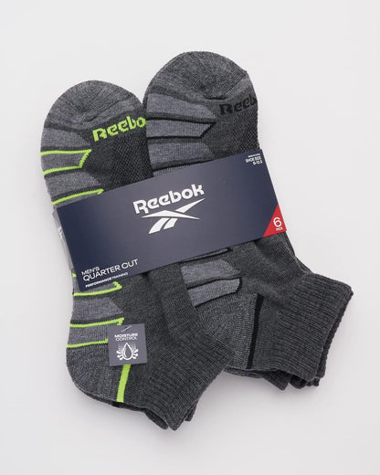 Men'S Quarter Socks - 6 Pack Cushion Quarter Cut Ankle Socks for Men - Breathable Men'S Athletic Socks (Size: 6-12.5)