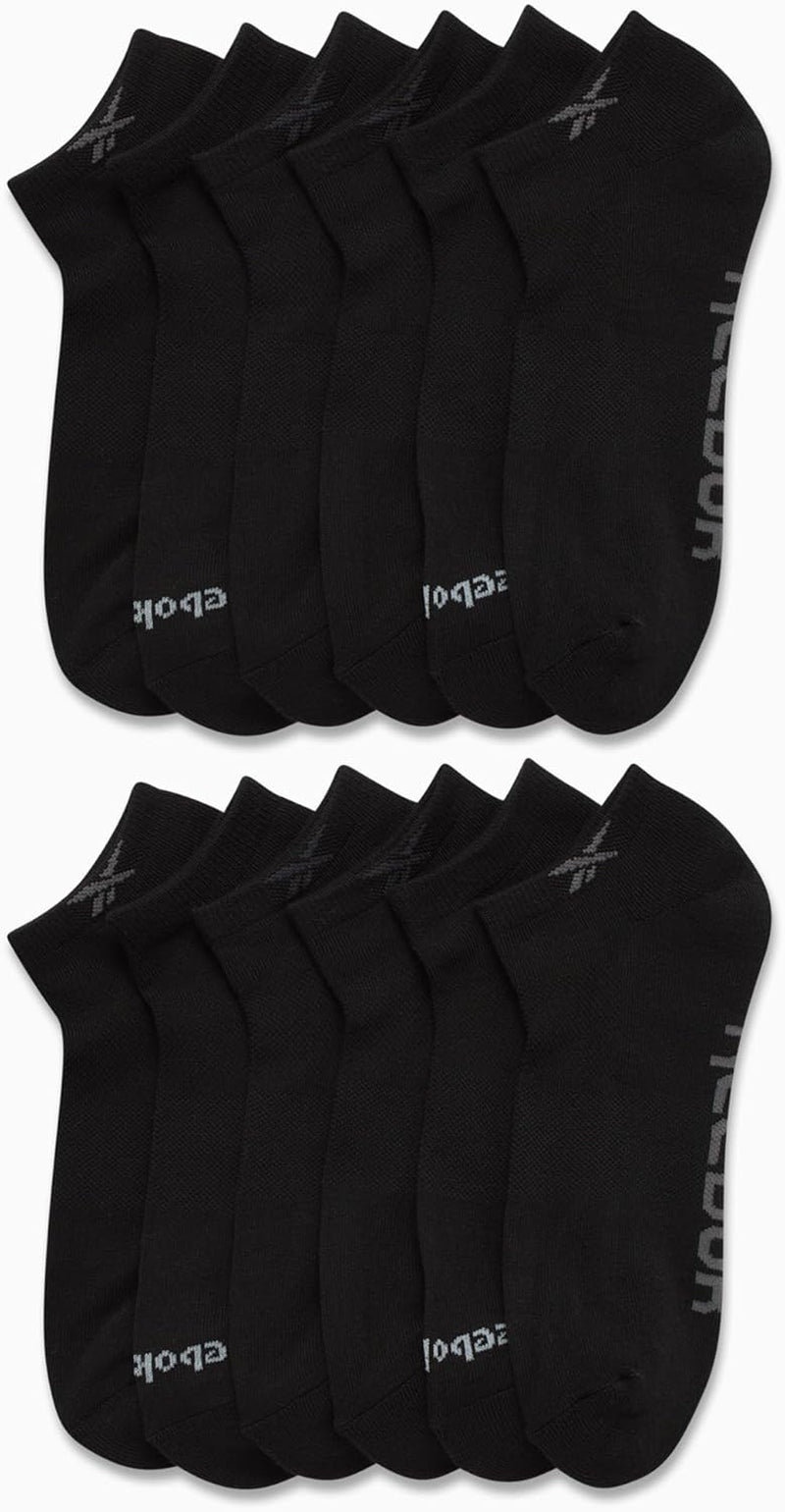 Men'S Low Cut Socks - 12 Pack Performance Cushion Comfort No Show Socks - Breathable Athletic Socks for Men (6-12.5)