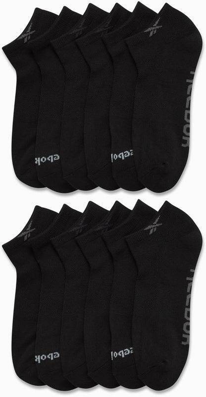 Men'S Low Cut Socks - 12 Pack Performance Cushion Comfort No Show Socks - Breathable Athletic Socks for Men (6-12.5)