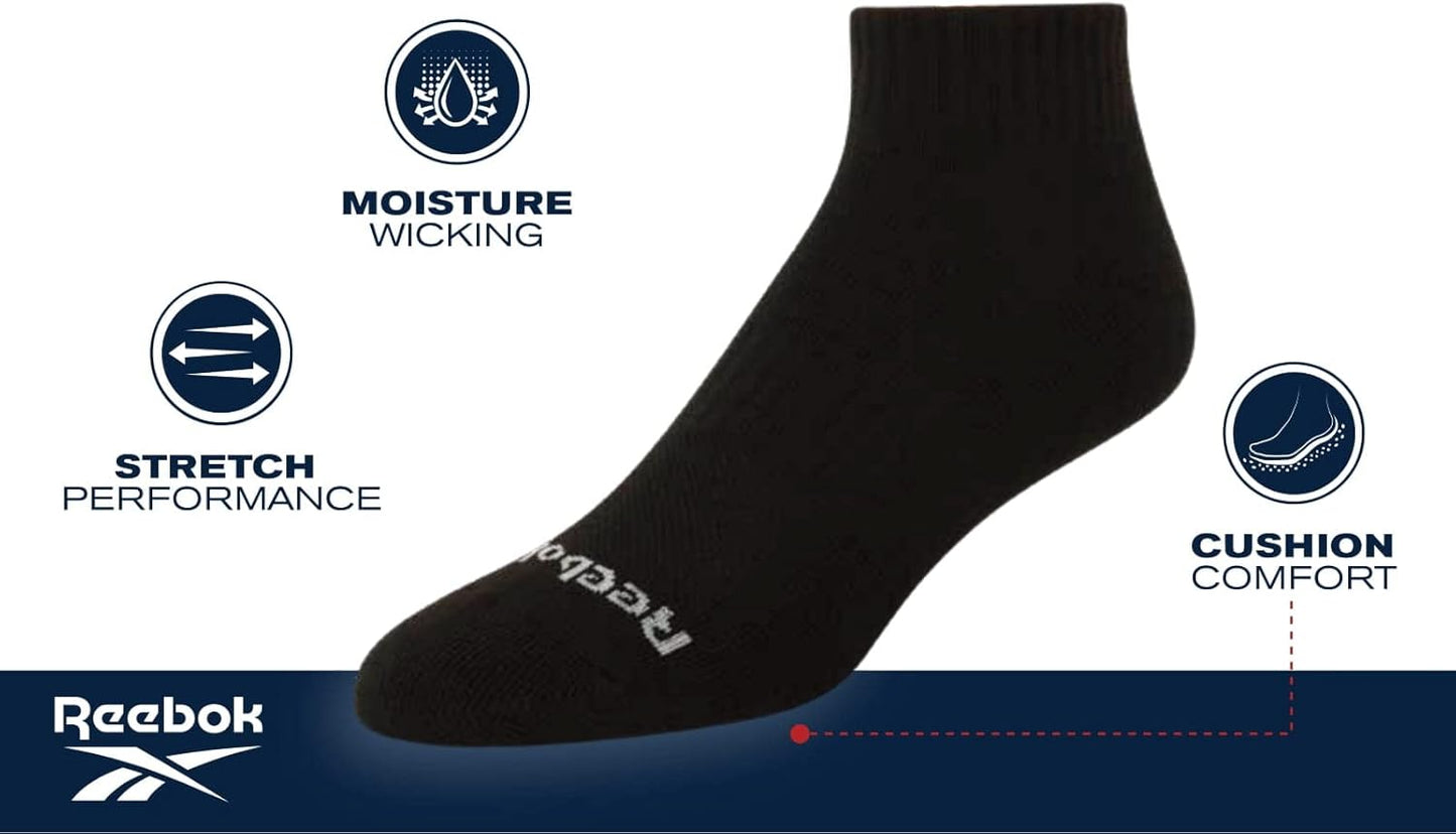 Men'S Quarter Socks - 6 Pack Cushion Quarter Cut Ankle Socks for Men - Breathable Men'S Athletic Socks (Size: 6-12.5)
