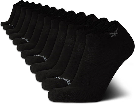 Men'S Low Cut Socks - 12 Pack Performance Cushion Comfort No Show Socks - Breathable Athletic Socks for Men (6-12.5)