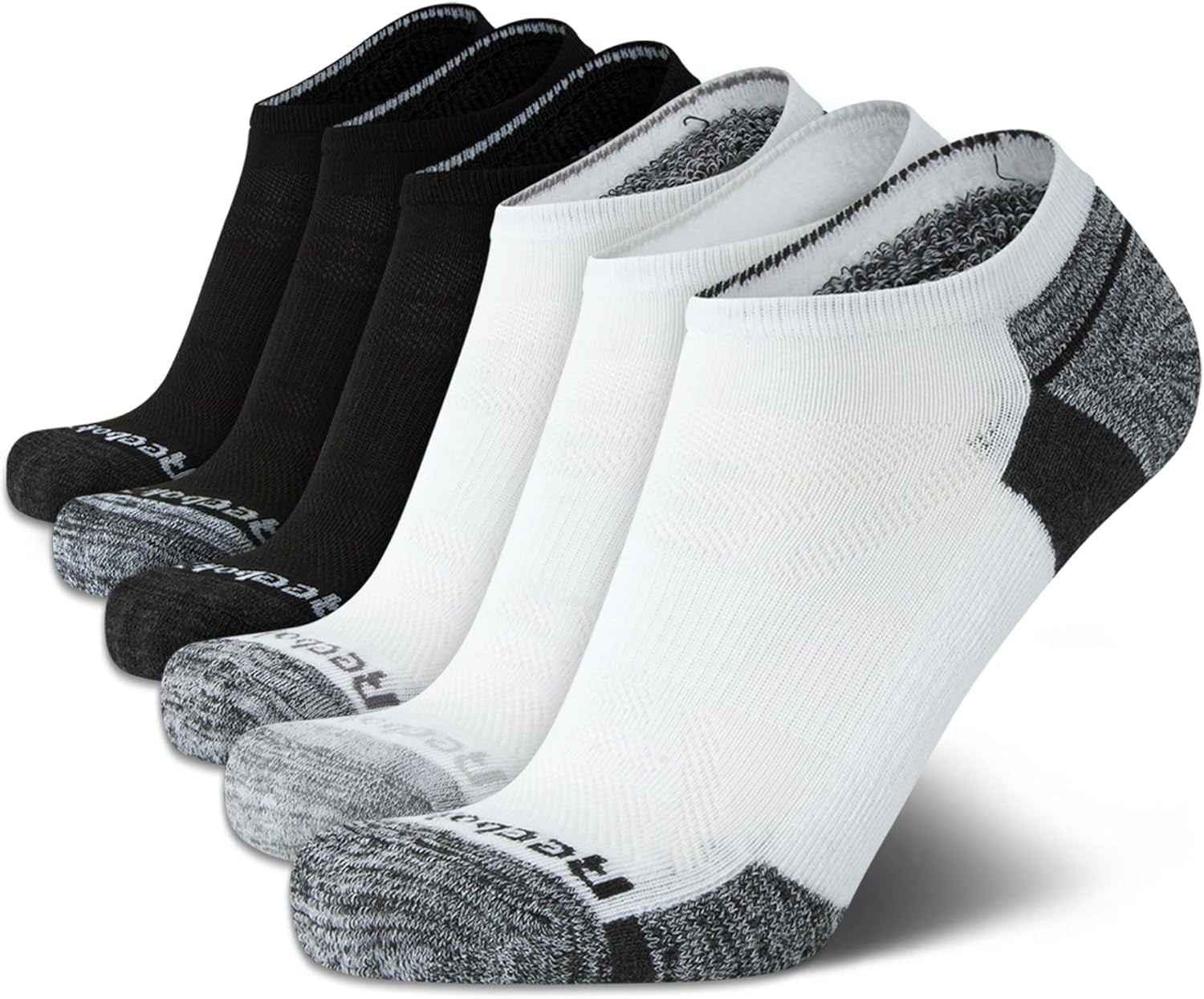 Mens Low Cut Socks – 6 Pack Basic Cushioned No Show Athletic Socks for Men (Size 6-12.5)