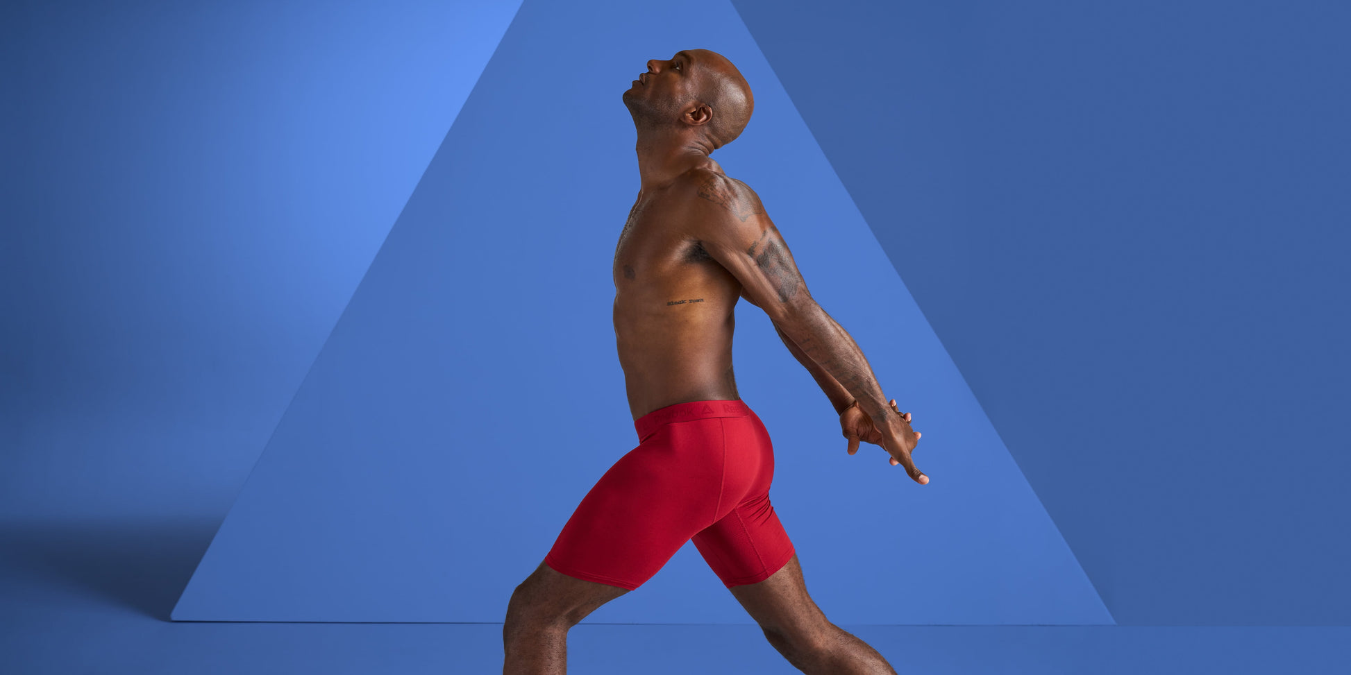 Men'S Underwear Tech Comfort Long Length Boxer Brief Underwear, 9 Inch, 3 Pack