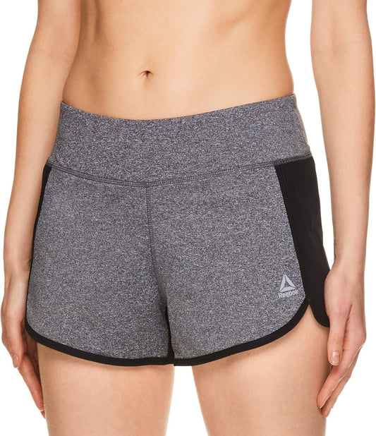 Women'S Athletic Workout Shorts - Gym Training & Running Short - 3 Inch Inseam - Mara Charcoal Heather, X-Large